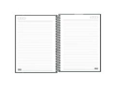 CADERNO UNIVERS 1 MATERIA CAPA PLASTICA NEON PRETO 80FLS - comprar online