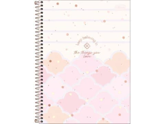 CADERNO DE 01 MATERIA FEMININO SOHO 80FLS CAPAS SORTIDAS