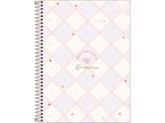 CADERNO DE 01 MATERIA FEMININO SOHO 80FLS CAPAS SORTIDAS - comprar online