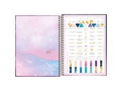 CADERNO DE 20 MATERIAS FEMININO MAGIC 320FLS CAPAS SORTIDAS na internet