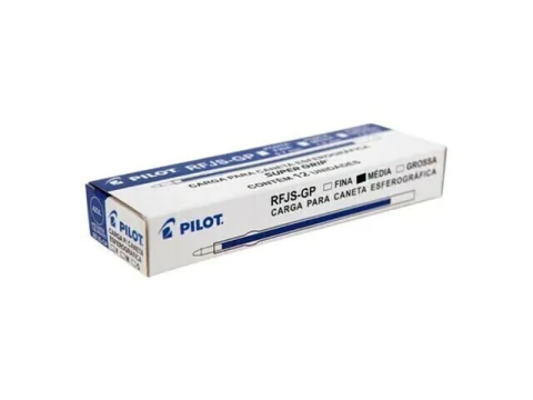 CARGA DE CANETA PILOT 1.0 AZUL - comprar online