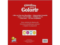 LIVRO INFANTIL CONTOS CLASSICOS PARA COLORIR: CHAPEUZINHO VERMELHO - loja online