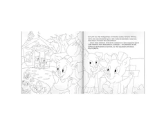LIVRO INFANTIL CONTOS CLASSICOS PARA COLORIR: TRES PORQUINHOS - Papelaria Visão