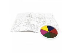 Imagem do LIVRO INFANTIL DEDINHOS EM ACAO! BRANCA DE NEVE PARA COLORIR