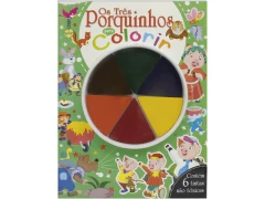 LIVRO INFANTIL DEDINHOS EM ACAO! TRES PORQUINHOS PARA COLORIR - comprar online
