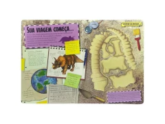 LIVRO INFANTIL DESENTERRE UM DINOSSAURO: TRICERATOPO - Papelaria Visão