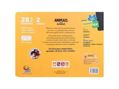 LIVRO INFANTIL ESCOLINHA QC-DOMINO-MEMO: ANIMAIS (DOM) - comprar online