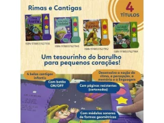 LIVRO INFANTIL RIMAS E CANTIGAS: BRILHA, BRILHA ESTRELINHA...E OUTROS