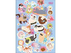 CADERNO BROCHURAO FEM 20X27,50 UNIV HUG ME 80FLS CAPA SORTIDA - loja online