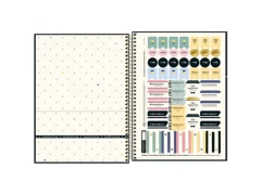 CADERNO DE 1 MATERIA WEST VILAGGE 80FLS CAPAS SORTIDAS