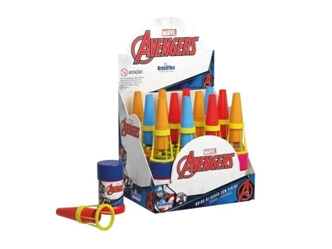 BOLHA DE SABAO AVENGERS COM SIRENE 60 ML A UNIDADE - comprar online