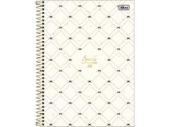 CADERNO DE 10 MATERIAS FEM WEST VILLAGE 160FLS CAPAS SORTIDAS