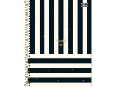 CADERNO DE 10 MATERIAS FEM WEST VILLAGE 160FLS CAPAS SORTIDAS - Papelaria Visão