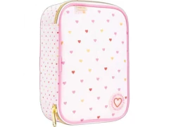 ESTOJO BOX ACADEMIE CORACAO METALIZADO ROSA na internet