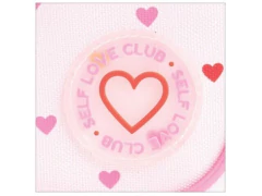 ESTOJO BOX ACADEMIE CORACAO METALIZADO ROSA - Papelaria Visão