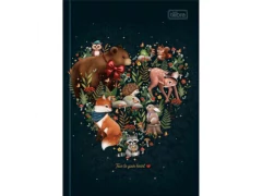 CADERNO BROCHURA PEQUENO CAPA DURA 1/4 LOVELAND 80FLS