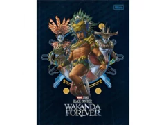 CADERNO BROCHURAO CD 80FLS UNIV PANTERA NEGRA - Papelaria Visão