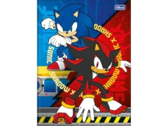 CADERNO BROCHURAO CD 80FLS SONIC CAPAS SORTIDAS - loja online