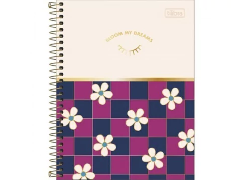 CADERNO COLEGIAL CAPA DURA CHECK POP 10 MATERIA 160FLS - comprar online
