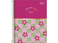 CADERNO COLEGIAL CAPA DURA CHECK POP 10 MATERIA 160FLS na internet