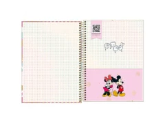 CADERNO ESPIRAL CD UNIVERS 10 MATERIAS MINNIE 160FLS CAPA SORTIDA - loja online