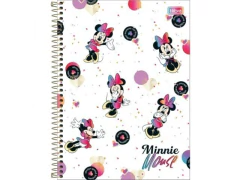 CADERNO ESPIRAL CD UNIVERS 10 MATERIAS MINNIE 160FLS CAPA SORTIDA na internet