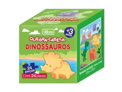 QUEBRA CABECA 24 PECAS SAFARI DINOSSAUROS E FUNDO DO MAR - comprar online