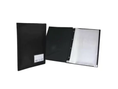 PASTA CATALOGO 50 ENVELOPES PP A3 C/ VISOR PRETA ACP - comprar online