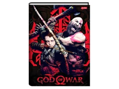 CADERNO BROCHURAO UNIV CD 80FLS GOD OF WAR - Papelaria Visão