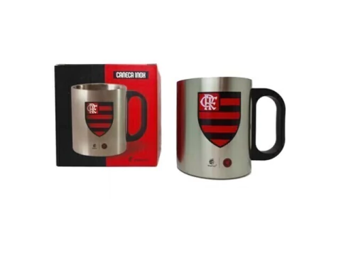 CANECA METAL INOX FLAMENGO - comprar online