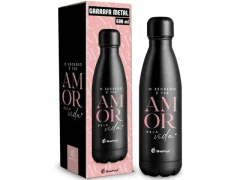 GARRAFA TERMICA METAL NEO 500ML AMOR PELA VIDA - comprar online
