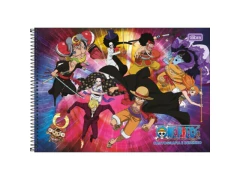 Imagem do CADERNO DE CARTOGRAFIA E DESENHO CD ONE PIECE 80FLS SORTIDOS