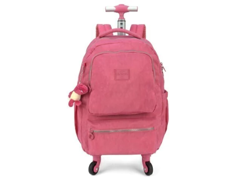 MOCHILA ESCOLAR DE CARRINHO 360º VINHO - comprar online