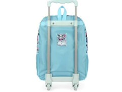 MOCHILA DE CARRINHO PANDA DE CORACAO COM CARRINHO AZUL CLARO - loja online