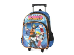 MOCHILA ESCOLAR DE CARRINHO BORUTO AZUL-PRETO na internet