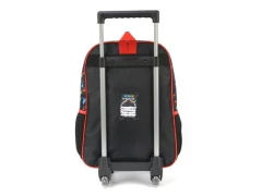 MOCHILA ESCOLAR DE CARRINHO INFANTIL TEEN TITANS GO PRETO