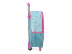 MOCHILA DE CARRINHO GATINHA VERDE-ROSA - loja online