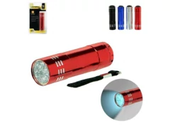 LANTERNA 9LEDS ALUMINIO