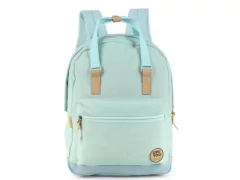 MOCHILA DE COSTAS JUVENIL VERDE TIFFANY COM DETALHE BEJE UP4YOU - comprar online