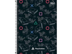 CADERNO DE 10 MATERIAS PLAYSTATION 160FLS CAPAS SORTIDAS - loja online