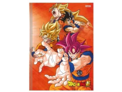 CADERNO BROCHURA PEQUENO CD 1/4 DRAG BALL 80FLS na internet