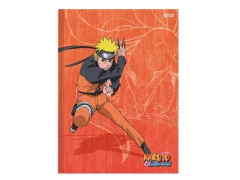 CADERNO BROCHURA PEQUENO CD 1/4 NARUTO 80FLS SORTIDAS - Papelaria Visão