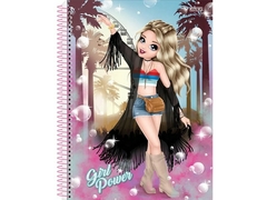 CADERNO DE 01 MATERIA GIRL POWER 80 FLS CD - Papelaria Visão