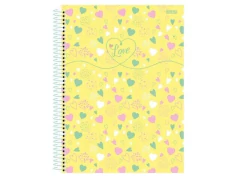 CADERNO DE 01 MATERIA LOVE 80 FLS CD - loja online