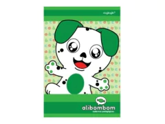 ALIBOMBOM VERDE PAUTAS NUMERADAS 123 CAPA FLEXIVEL