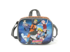 LANCHEIRA TERMICA BORUTO LARANJA COM DETALHE CINZA MASCULINO - comprar online