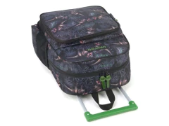 Imagem do MOCHILA ESCOLAR DE CARRINHO INFANTIL PRETO DINOSSAURO REX