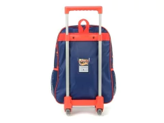 MOCHILA ESCOLAR DE CARRINHO INFANTIL HOT WEELS AZUL