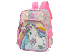 MOCHILA ESCOLAR INFANTIL DE COSTAS UNICORNIO ROSA na internet
