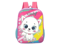 MOCHILA ESCOLAR INFANTIL DE COSTAS CINDY VERDE